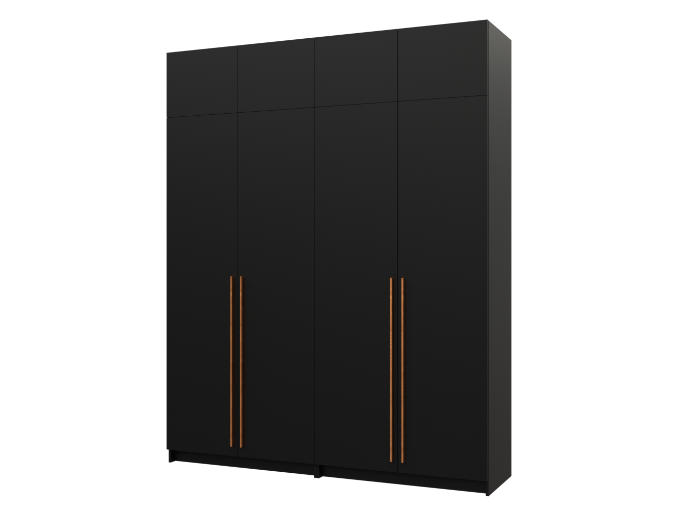 Распашной шкаф Пакс Фардал 66 black ИКЕА (IKEA) изображение товара