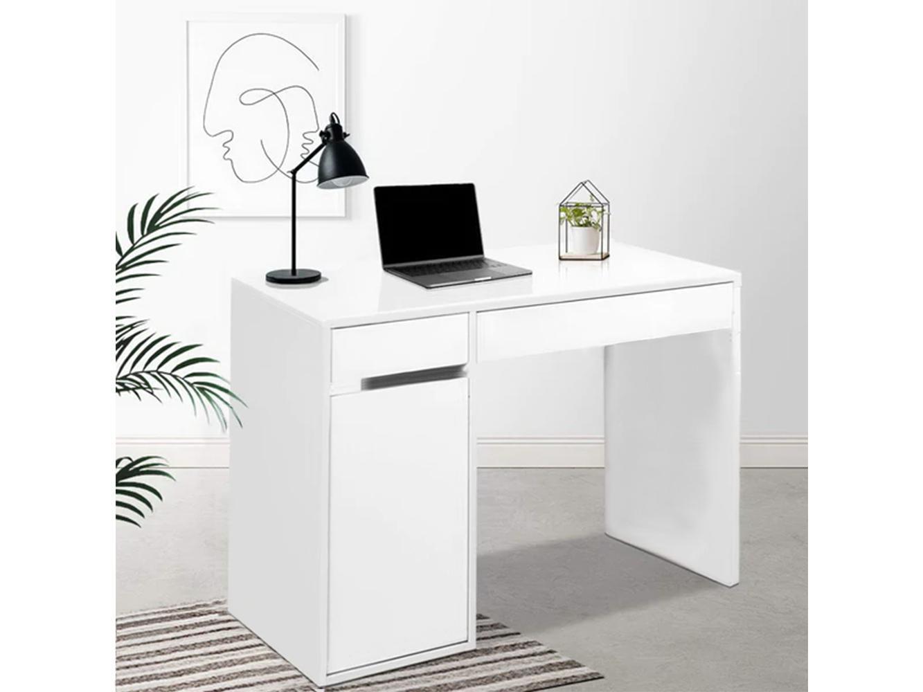 Письменный стол Мике 14 white ИКЕА (IKEA) изображение товара