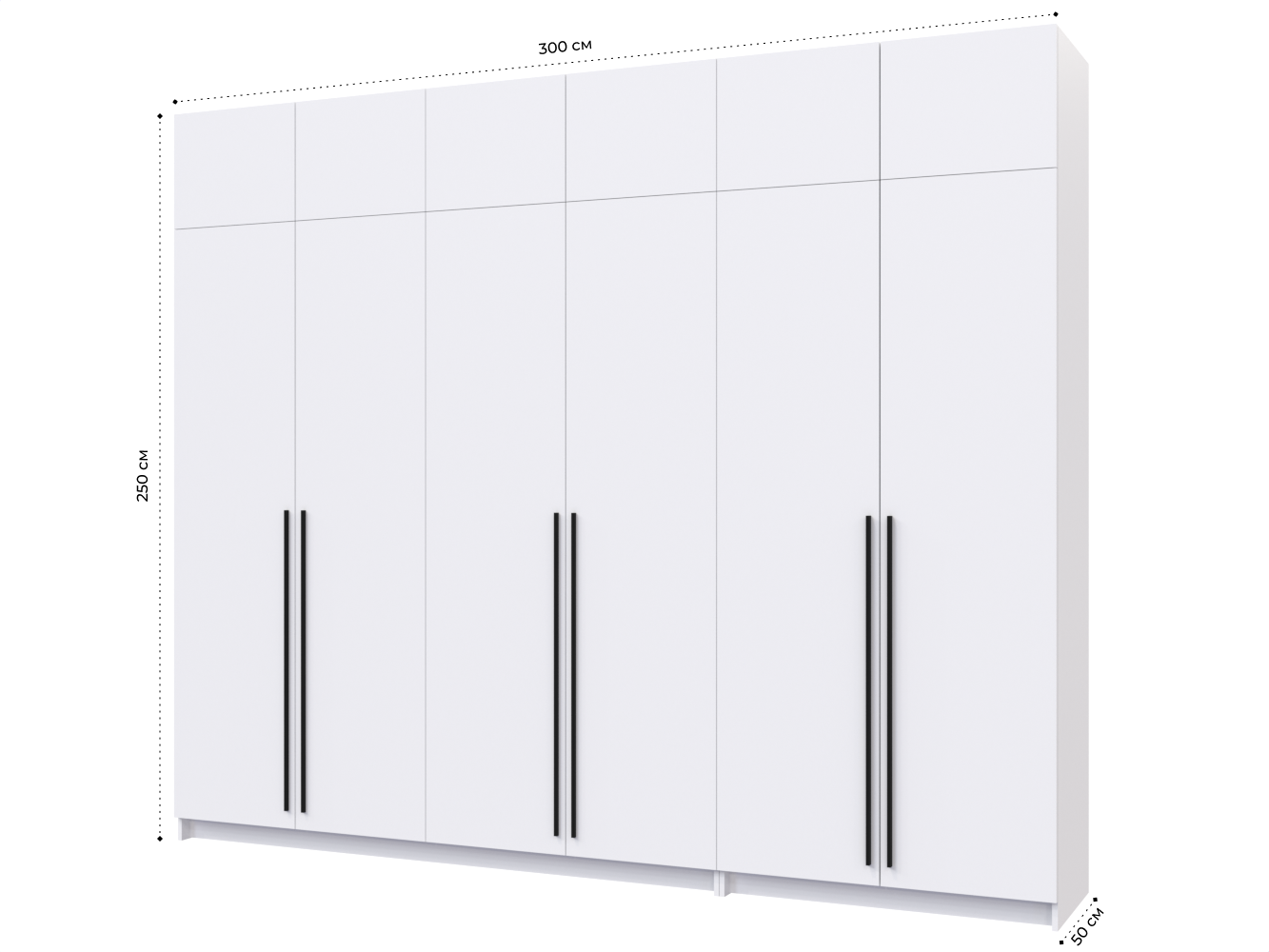 Распашной шкаф Пакс Фардал 105 white ИКЕА (IKEA) изображение товара