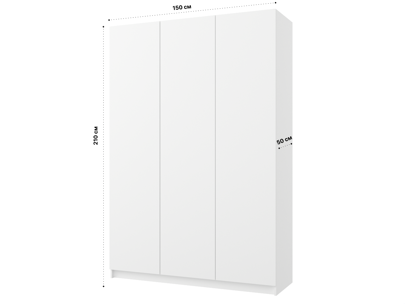 Распашной шкаф Пакс Фардал 133 white ИКЕА (IKEA) изображение товара