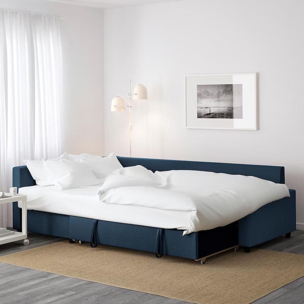 Угловой диван Фрихетэн blue ИКЕА (IKEA) изображение товара