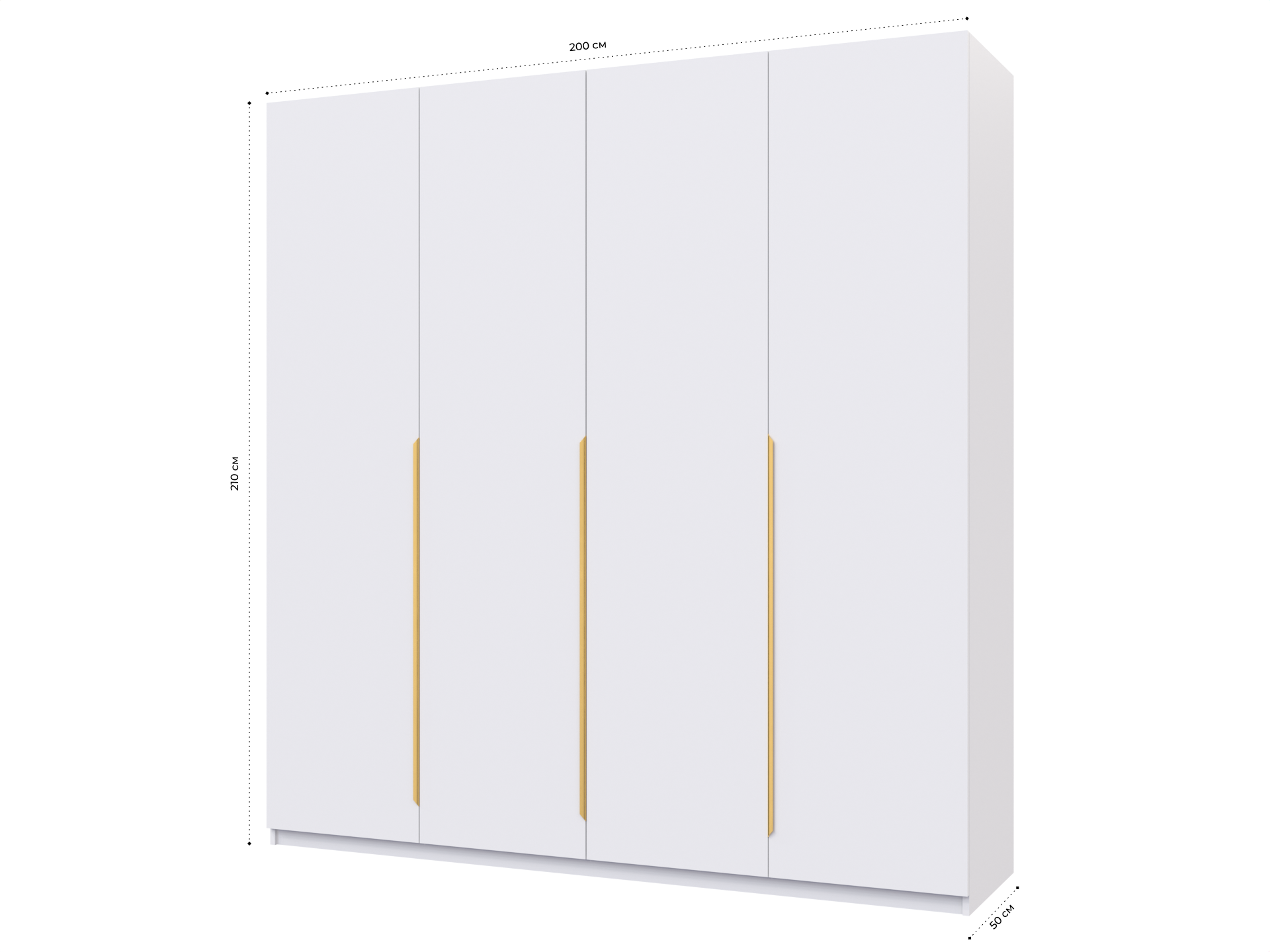 Распашной шкаф Пакс Альхейм 4 white ИКЕА (IKEA) изображение товара