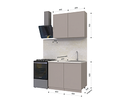 Изображение товара Кухонный гарнитур METOД 3 brown ИКЕА (IKEA) на сайте adeta.ru
