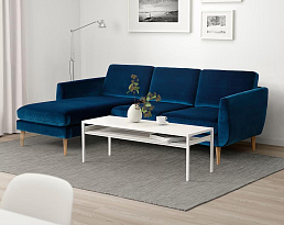 Изображение товара Угловой диван Смедсторп blue ИКЕА (IKEA) на сайте adeta.ru