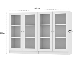 Изображение товара Книжный шкаф Билли 328 white ИКЕА (IKEA) на сайте adeta.ru