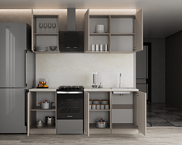 Изображение товара Кухонный гарнитур METOД 2 brown ИКЕА (IKEA) на сайте adeta.ru