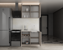 Изображение товара Кухонный гарнитур METOД 3 brown ИКЕА (IKEA) на сайте adeta.ru