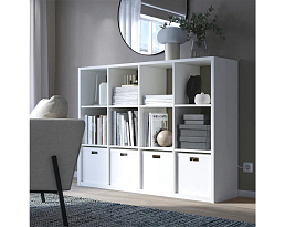 Изображение товара Стеллаж Каллакс 215 white ИКЕА (IKEA) на сайте adeta.ru